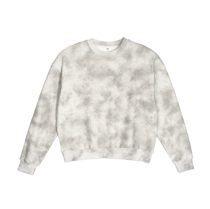 Unisex Oversize Sweatshirt with washed fog look and round neck Hudson & Parker
