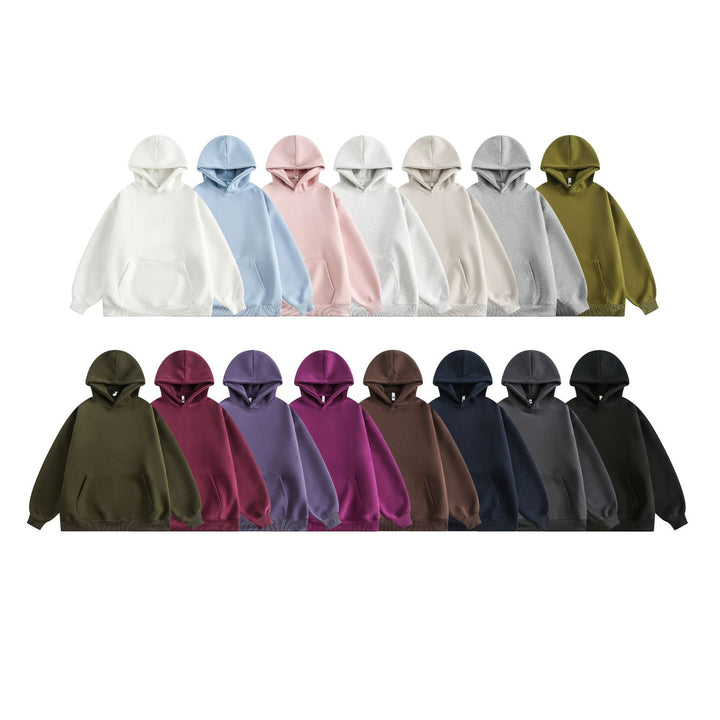 Unisex Oversize Hoodie made of heavy scuba fleece with kangaroo pocket Hudson & Parker