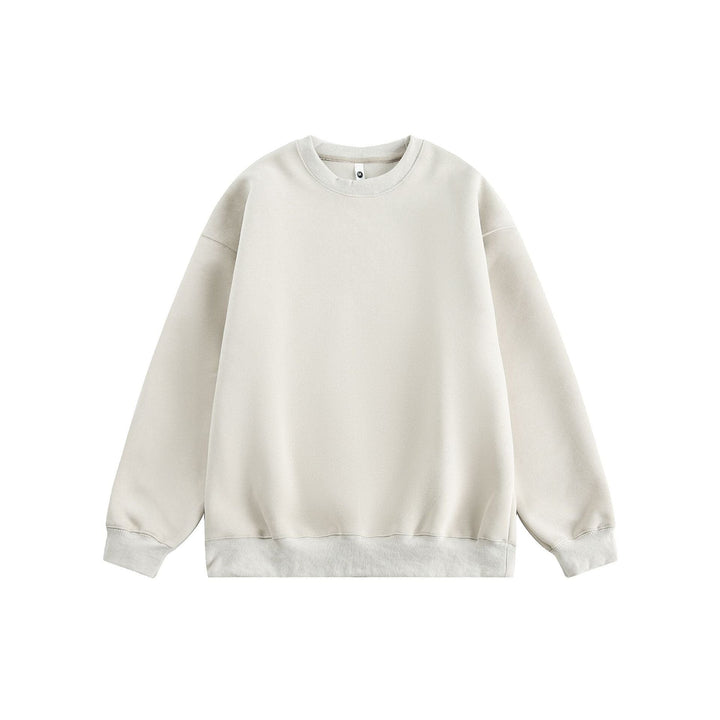 Unisex Oversize Sweatshirt with Round Neck and Wide Cuffs Hudson & Parker