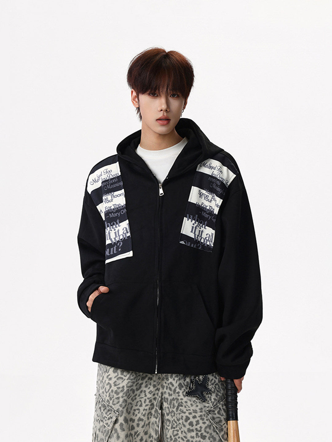 Women's Trendy Hoodie with Graphic Accents Hudson & Parker