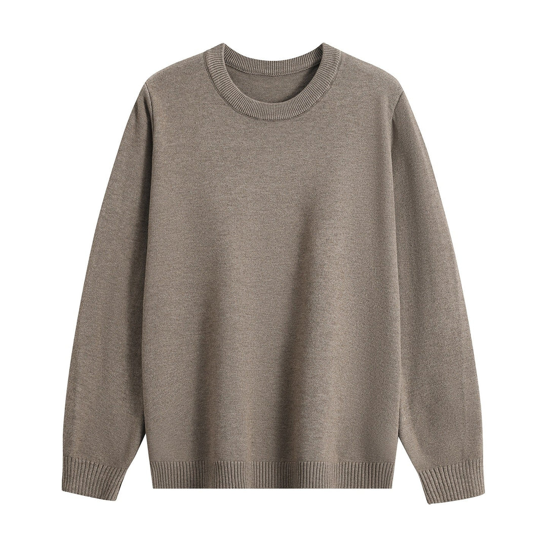 Unisex Oversize Round Neck Sweater made of heavy blend with ribbed cuffs Hudson & Parker