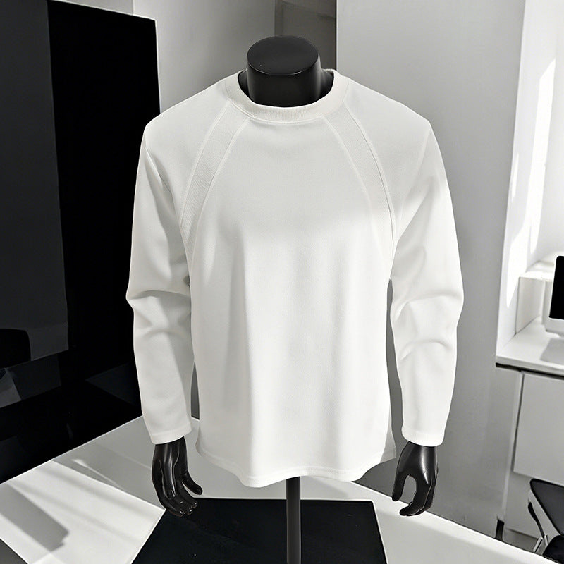 Men's Casual Raglan Sweatshirt with Crew Neck, Light Texture and Relaxed Fit Hudson & Parker