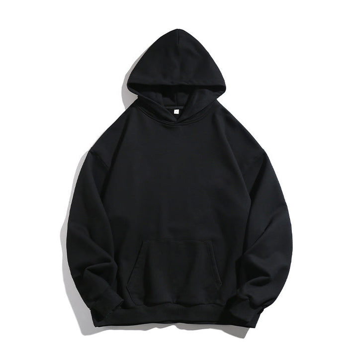 Unisex Boxy Hoodie with minimalist seam design, kangaroo pocket and extended back Hudson & Parker