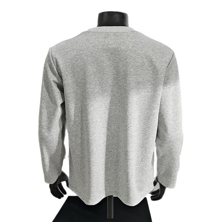 Men's Casual Raglan Sweatshirt with Crew Neck, Light Texture and Relaxed Fit Hudson & Parker