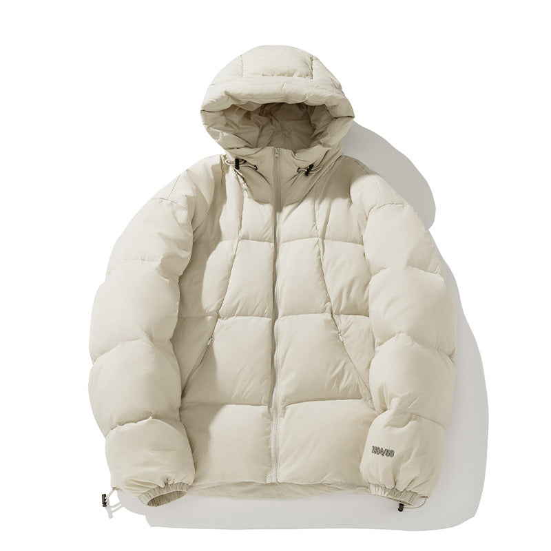 Unisex Quilted Padded Jacket with Hood and Thermal Insulation Hudson & Parker