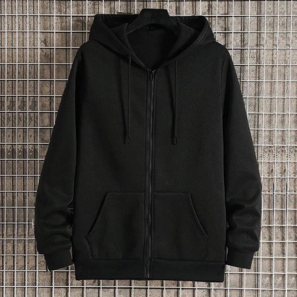 Unisex Zip-Hoodie with concealed zipper, minimalist silhouette and brushed inner lining Hudson & Parker