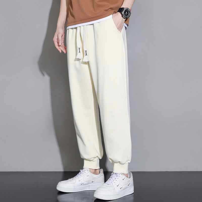 Men's Relaxed Sweatpants with Drop Crotch, Drawstring, and Ribbed Cuffs Hudson & Parker