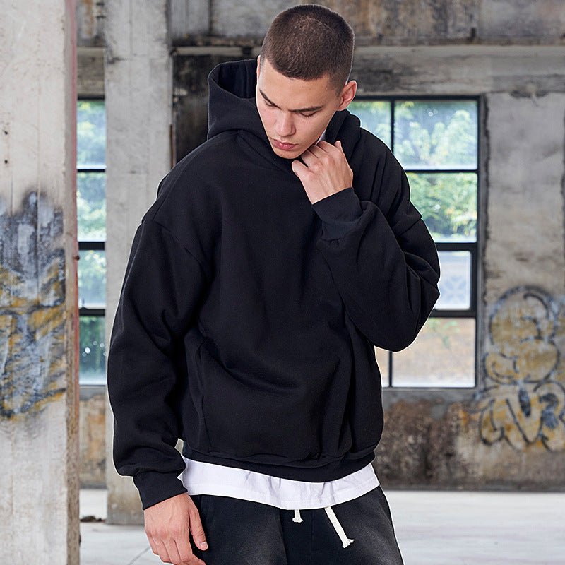 Men's Oversize Hoodie made of heavy French Terry with raglan sleeves Hudson & Parker