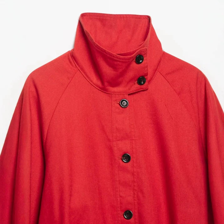 Women’s short-cut boxy blouson with high stand-up collar and dropped shoulders Hudson & Parker