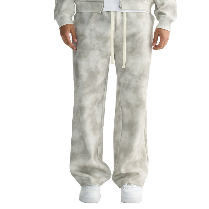 Men's Loose-Fit Sweatpants with Cloud Pattern and Elastic Waistband Hudson & Parker