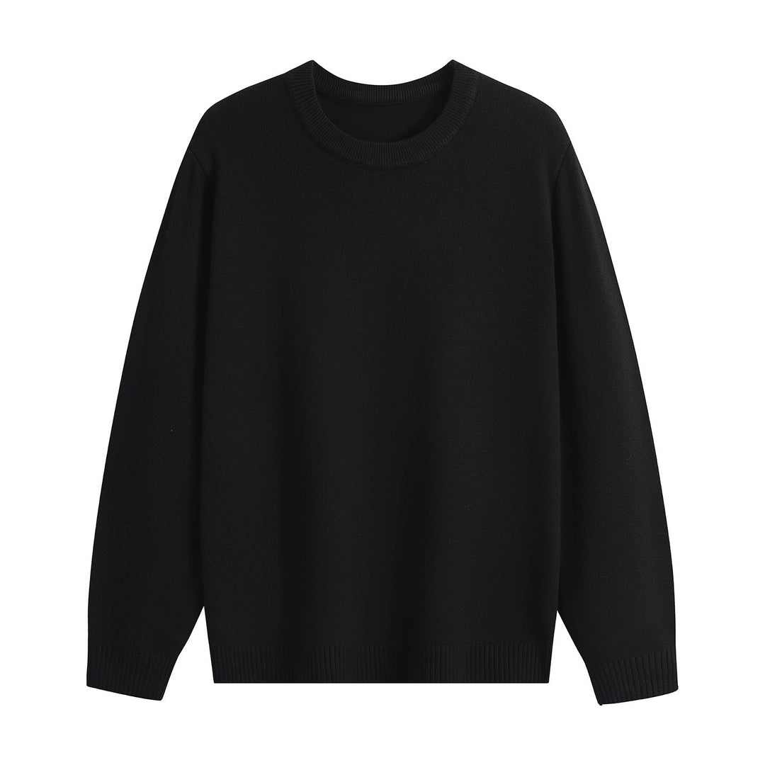 Unisex Oversize Round Neck Sweater made of heavy blend with ribbed cuffs Hudson & Parker