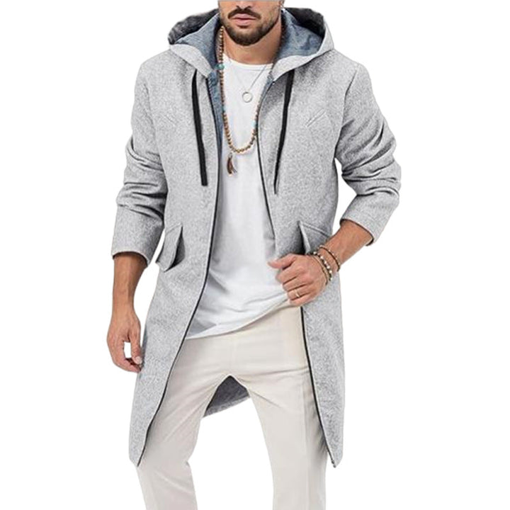 Men's Stylish Long Jacket with Hood Hudson & Parker