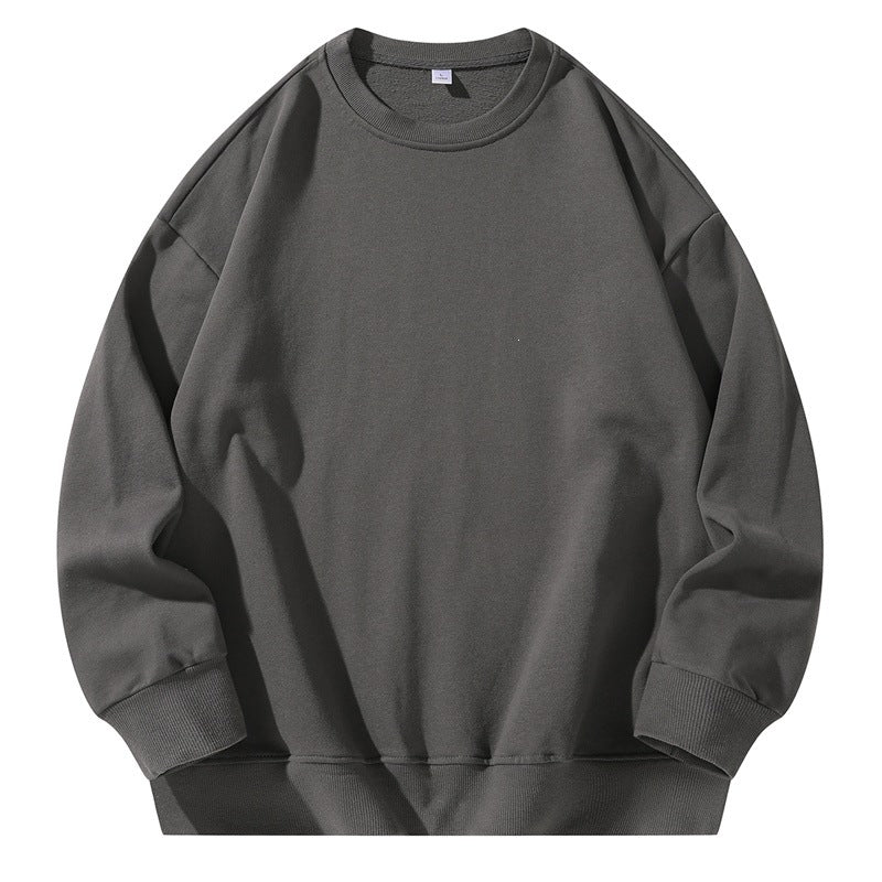 Unisex Oversize Sweatshirt with Round Neck, Dropped Shoulder and Ribbed Hem Hudson & Parker