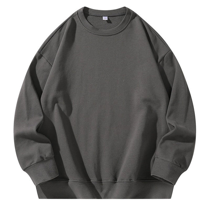 Unisex Oversize Sweatshirt with Round Neck, Dropped Shoulder and Ribbed Hem Hudson & Parker
