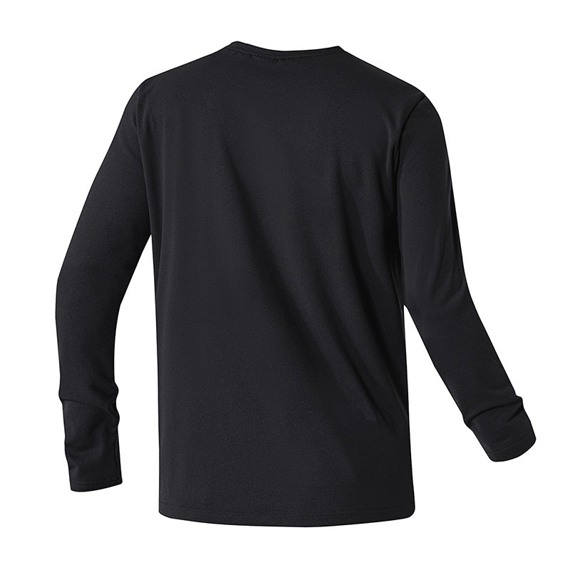 Unisex Oversize Long Sleeve Sweatshirt with Chest Zipper Pocket and Crew Neck Hudson & Parker