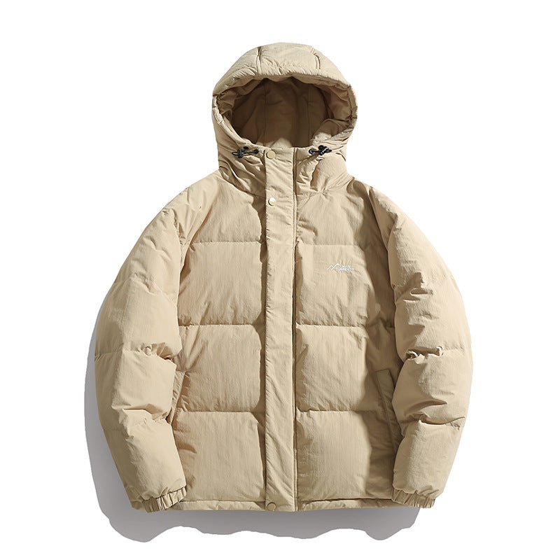 Unisex Padded Hooded Puffer Jacket in Boxy Cut with Thermal Filling and Windproof Shell Hudson & Parker