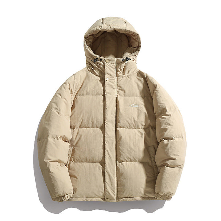 Unisex Padded Hooded Puffer Jacket in Boxy Cut with Thermal Filling and Windproof Shell Hudson & Parker