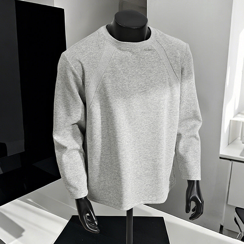 Men's Casual Raglan Sweatshirt with Crew Neck, Light Texture and Relaxed Fit Hudson & Parker