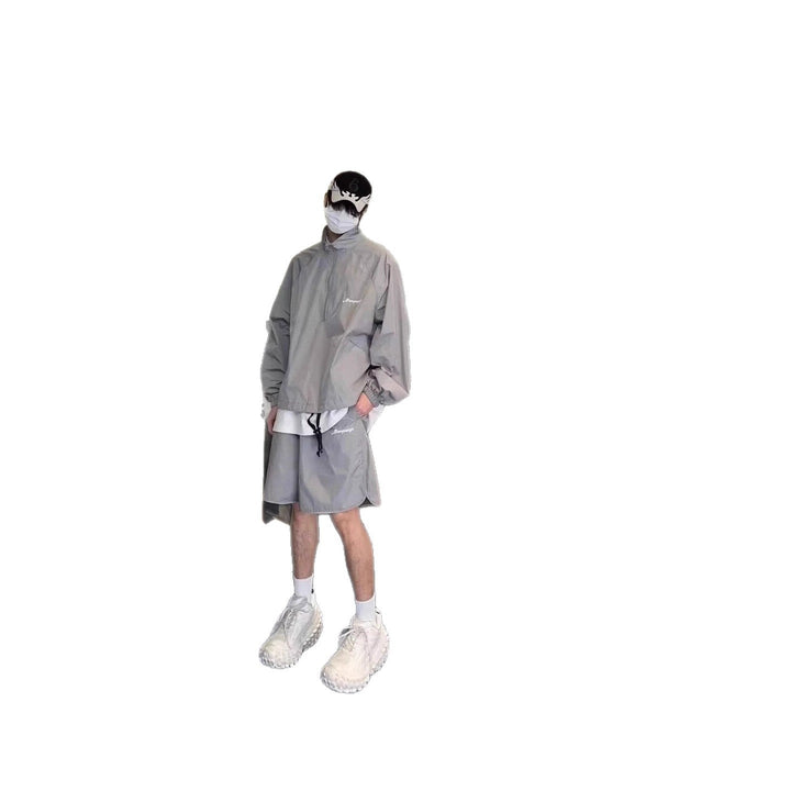 Men's Sporty Leisure Jacket with Half Zipper Hudson & Parker