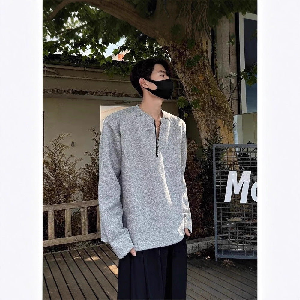 Men's High-Quality Stand-Up Collar Sweater Hudson & Parker