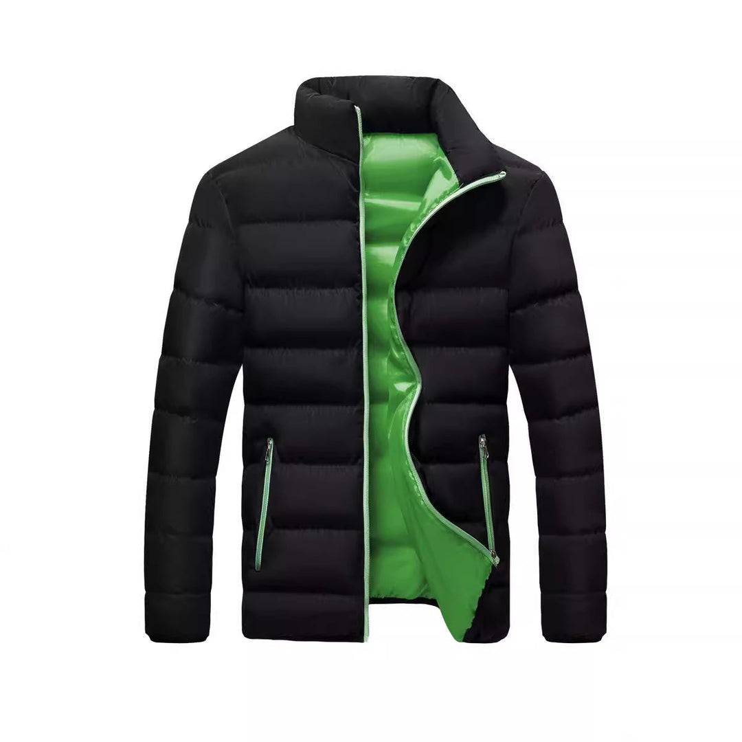 Men's lightweight quilted thermo quilted jacket with contrasting inner lining Hudson & Parker