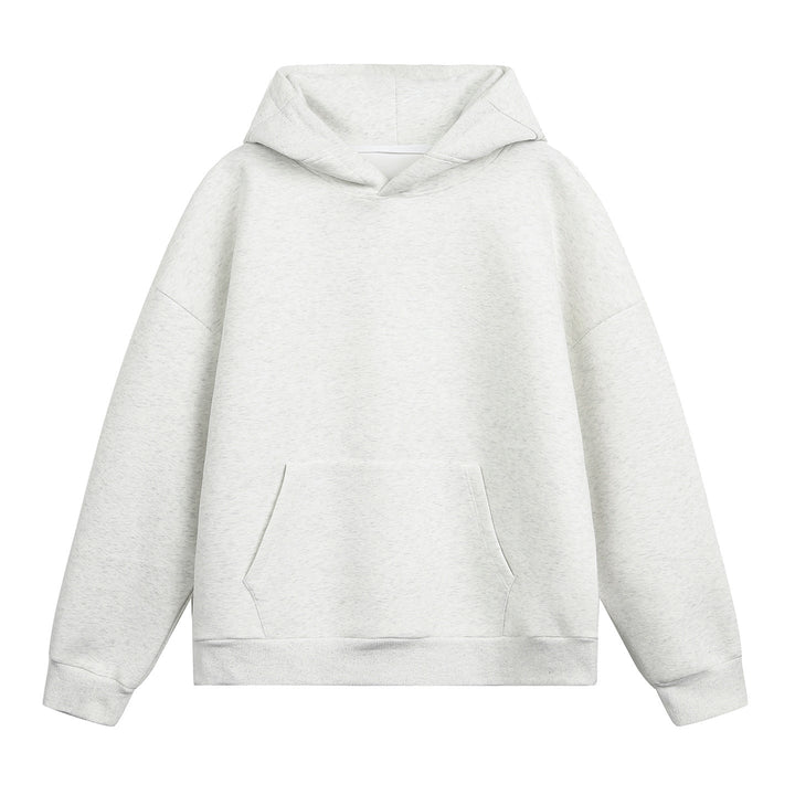 Unisex Oversized Hoodie without cord with kangaroo pocket and raglan sleeves Hudson & Parker