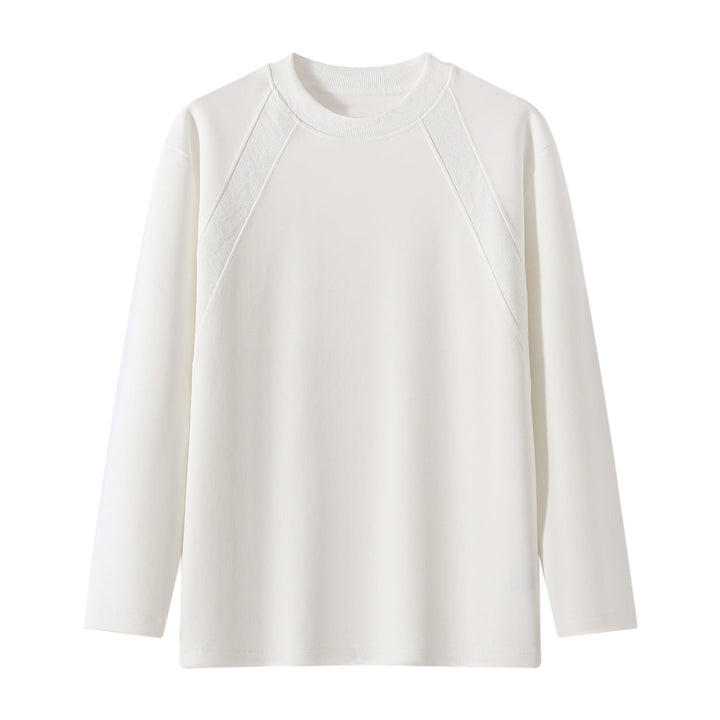 Unisex Oversize Long Sleeve Sweatshirt with Raglan Seams and Ribbed Round Neck Hudson & Parker