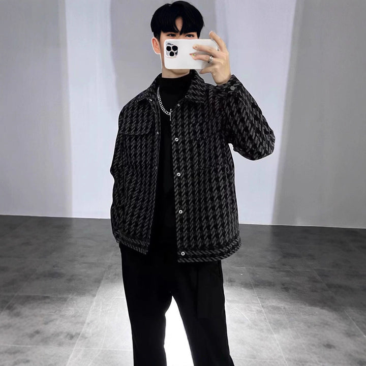 Men's Fashion Houndstooth Jacket Hudson & Parker