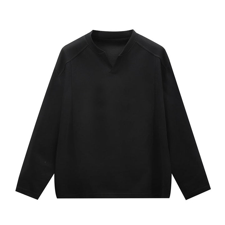 Unisex Oversize Round Neck Sweatshirt with Raglan Seams and Fine Texture Hudson & Parker