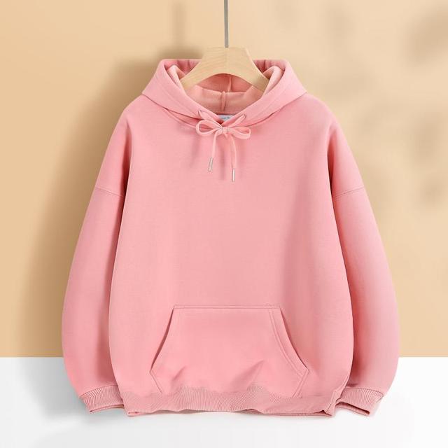 Women’s oversized hoodie dress with kangaroo pocket, extended silhouette and soft French terry Hudson & Parker Fashion