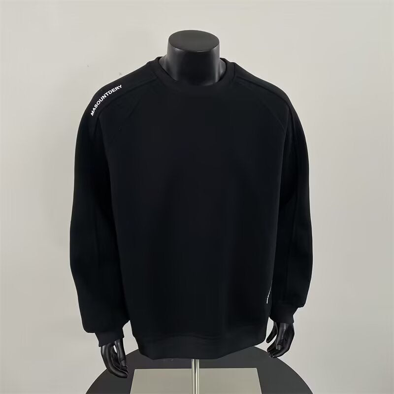 Men's Stylish Sweatshirt with Shoulder Patch Design Hudson & Parker