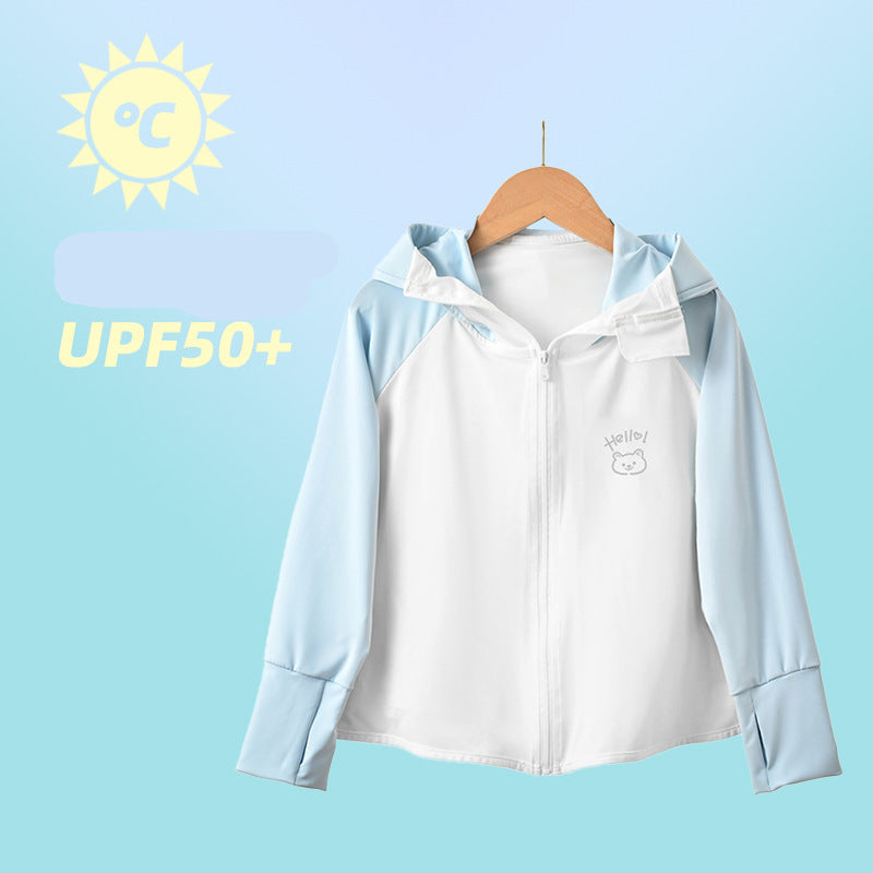 Boys UV protection hooded jacket Hudson & Parker
