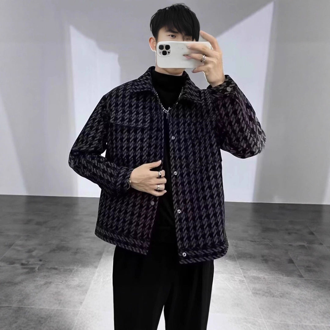 Men's Fashion Houndstooth Jacket Hudson & Parker