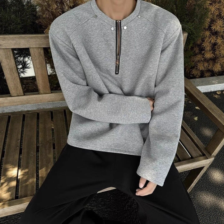 Men's High-Quality Stand-Up Collar Sweater Hudson & Parker