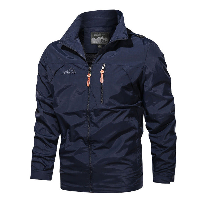Men's lightweight outdoor jacket windbreaker with water-repellent coating and breathable mesh lining Hudson & Parker