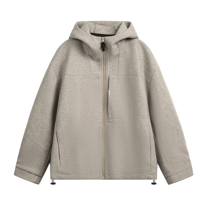 Unisex Oversize Hoodie made of mélange blend with drawstring hem Hudson & Parker