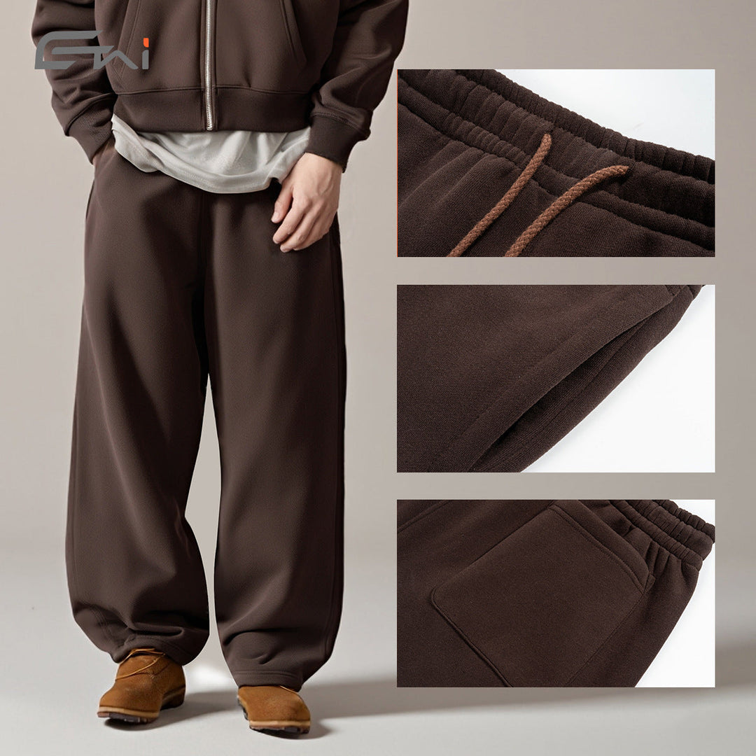 Unisex hooded sweatshirt jacket with full zipper and kangaroo pocket Hudson & Parker