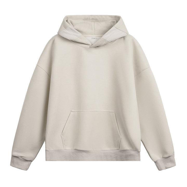 Unisex Oversized Hoodie without cord with kangaroo pocket and raglan sleeves Hudson & Parker