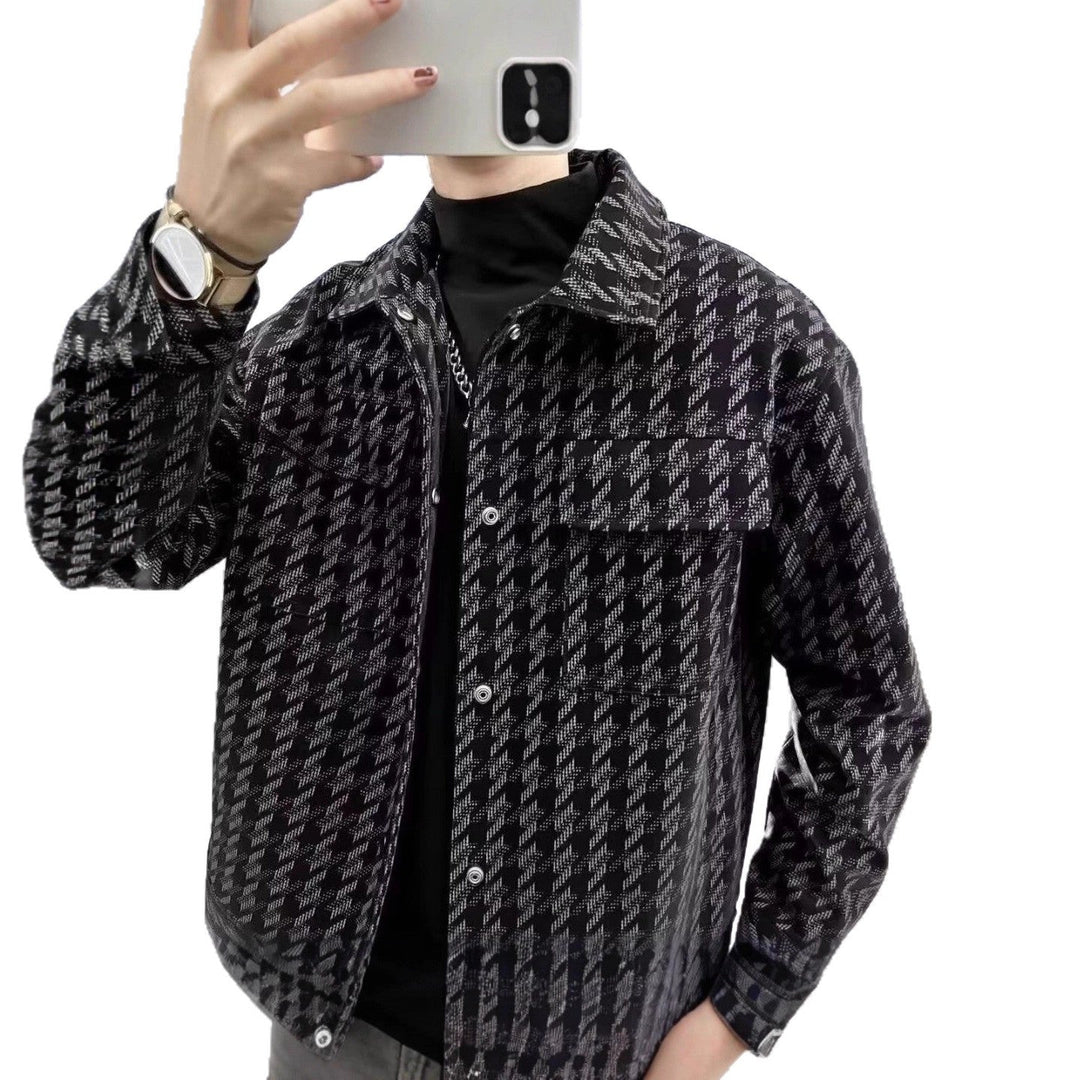 Men's Fashion Houndstooth Jacket Hudson & Parker