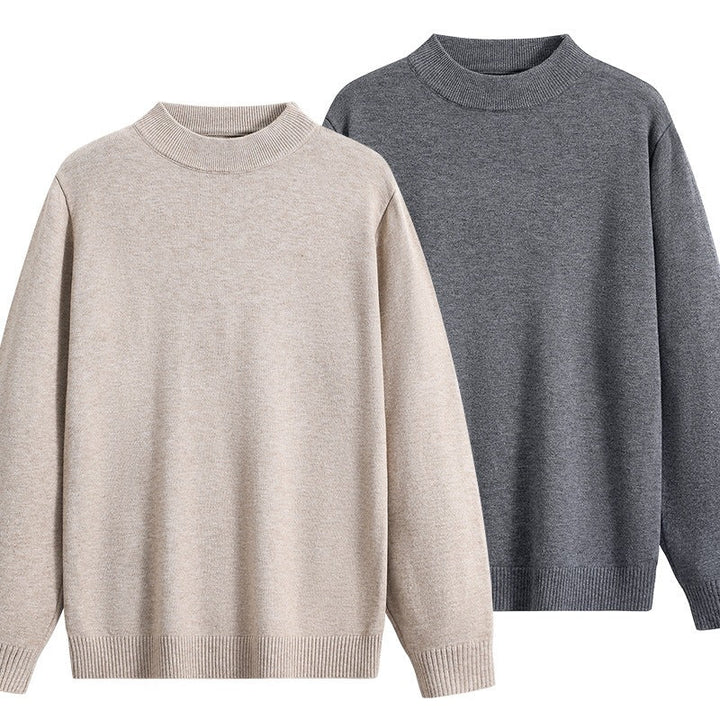 Unisex Oversize Round Neck Sweater made of heavy blend with ribbed cuffs Hudson & Parker