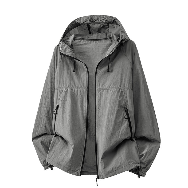 Men's Technical Hooded Jacket with Zipper Hudson & Parker