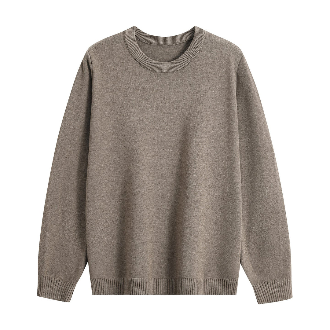 Unisex Oversize Round Neck Sweater made of heavy blend with ribbed cuffs Hudson & Parker