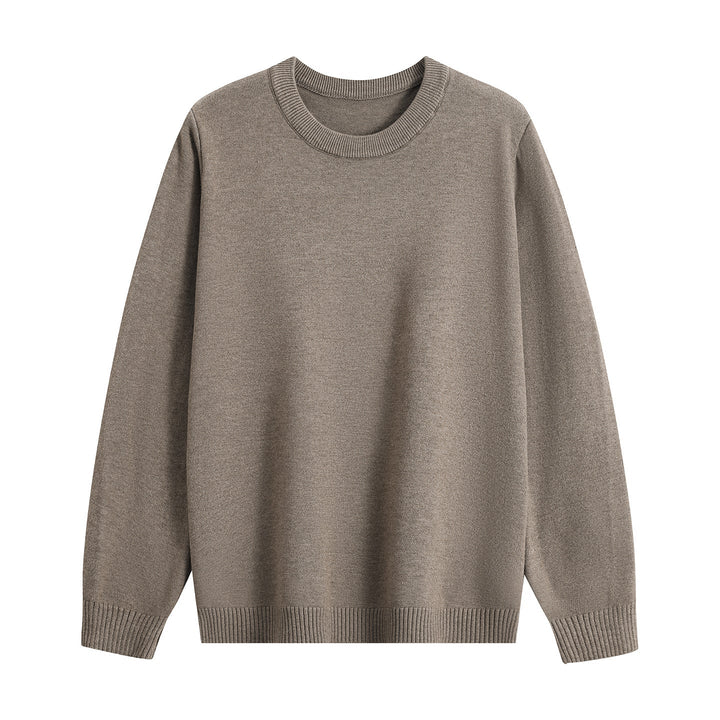 Unisex Oversize Round Neck Sweater made of heavy blend with ribbed cuffs Hudson & Parker