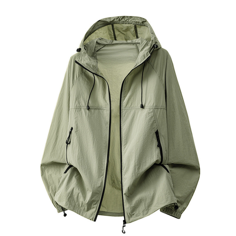 Men's Technical Hooded Jacket with Zipper Hudson & Parker