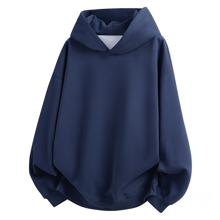 Women's Oversize Hoodie made of soft blend with ribbed hem and raglan sleeves Hudson & Parker