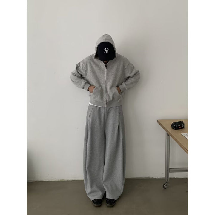 Women's Fashion Oversized Hoodie and Wide-leg Pants Set Hudson & Parker