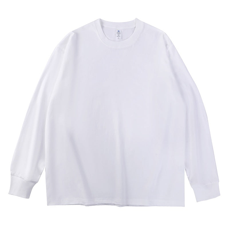 Unisex Oversize-Long Sleeve Sweatshirt with Crew Neck and Ribbed Cuffs Hudson & Parker