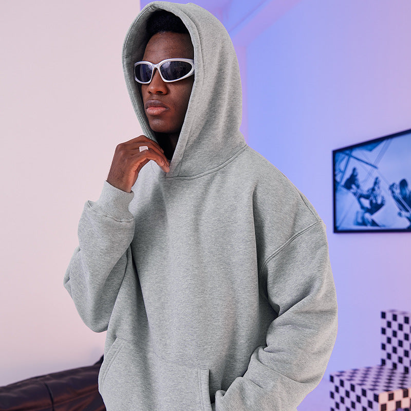 Men's Oversize Hoodie made of French Terry with Kangaroo Pocket Hudson & Parker