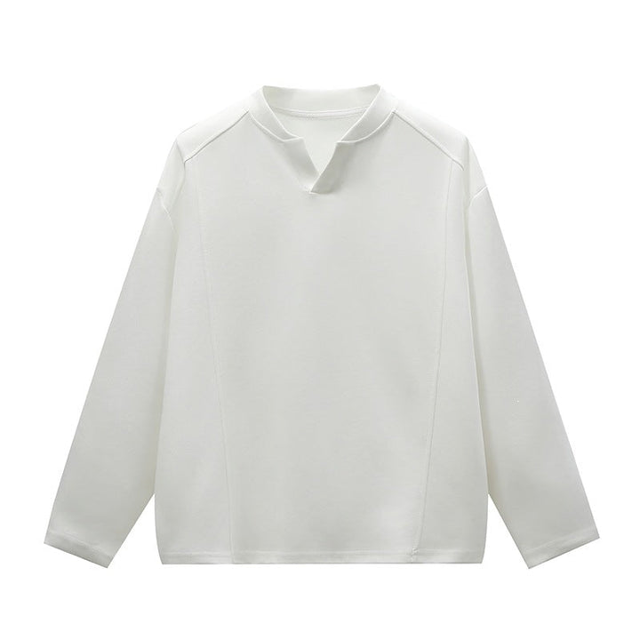 Unisex Oversize Round Neck Sweatshirt with Raglan Seams and Fine Texture Hudson & Parker