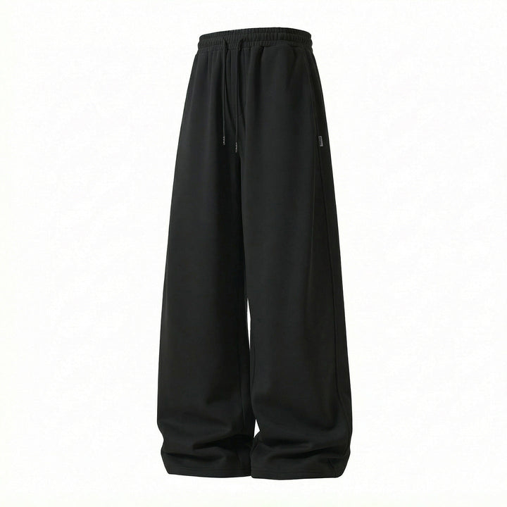 Unisex Wide Palazzo Sweatpants made of French Terry with elastic drawstring waistband and side pockets Hudson & Parker